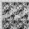 thumbnail image 3 of oneOone Silk Tabby White Fabric Animal Skin Dress Material Fabric Print Fabric By The Yard 42 Inch Wide-ICA, 3 of 4