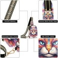 thumbnail image 5 of Cat Head Colorful Crossbody Bags Backpack Chest Bag Shoulder Bag Waist Bag for Outdoor Travel Hiking Fitness Cycling, 5 of 7