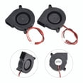 thumbnail image 3 of 2Pcs 5015 Blower Fan Dc 12V 24V Oil Bearing Centrifugal Cooling Turbo Brushless Diy Fan Replacement Ventilation Exhaust, 3 of 7