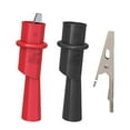 thumbnail image 6 of 4 Pcs Multimeter Push on Alligator Clip Insulated Crocodile Clamp for Electrical, 6 of 7