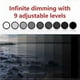 thumbnail image 3 of 1-9 Gears Adjustable Tint Sunglasses for Men UV400 Polarized Fishing Sunglasses, UV Protection Glasses Round Shady Rays for Outdoor Travel, 3 of 5