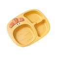 thumbnail image 2 of CSChome Food-grade Cutlery Set For Kids Cutlery Set Radish Compartment - Creative Cute Shape Easy to Clean Dinner Plate Set, Bowl Cup, Food-Grade, 2 of 7