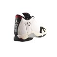thumbnail image 3 of Air Jordan 14 Retro BG Big Kids Shoes White/Black-Varsity Red-Metallic Silver  654963-102, 3 of 6