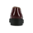 thumbnail image 3 of Journee Womens Claudiya Lug Outsole Almond Toe Oxford, Widths Available, 3 of 9