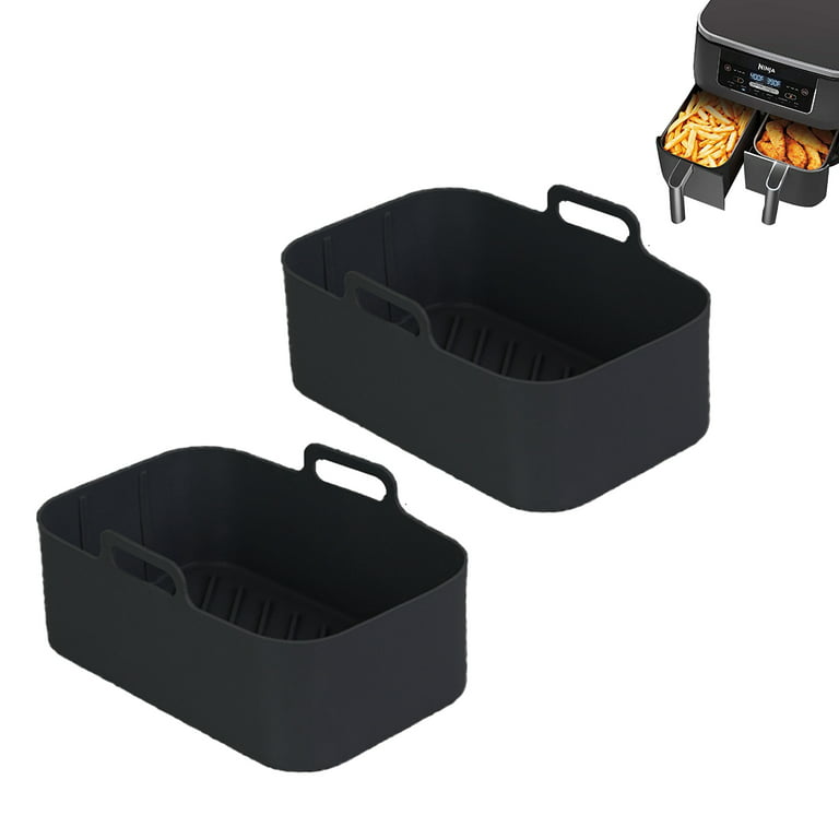 Collapsible Air Fryer Silicone Liners for Ninja Foodi Dual DZ201