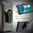 thumbnail image 4 of MyBat Pro Maverick Series Case with Holster for Motorola Moto G 5G (2022) - Black, 4 of 5