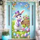 thumbnail image 5 of Yunuuuoa Easter Door Curtain Decorative Hanging Banner for Holiday Party Home Decor Wall Background Spring Celebration Festive Supplies Indoor Outdoor, 5 of 9