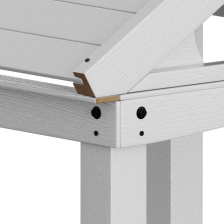 Outdoor Play Equipment Modern Outdoor Wooden Playhouse for Children Waterproof Design with Comfortable Bench and Attractive Door,Backyard Playset