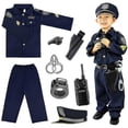 thumbnail image 1 of Disfraz de policía para niños Disfraz de oficial de policía de Halloween para niños_newway, 1 of 4