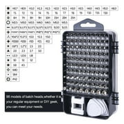 117 in 1 Precision Screwdriver Set Professional Electronics Repair Tool Kit with 98 Bits Magnetic Driver , pry, Spudgers for Tablet, MacBook, PC, iPhone, Xbox,PS4, 5, Nintendo Switch Game Console iMac