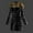 Black, variant on EGNMCR Womens Plaid Shacket Jacket, Long Sleeve Button Down Fleece Hooded Jackets, Warm Coat Women Outwear Quilted Winter Warm Collar Hooded Jacket Tops Women Coat