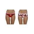 thumbnail image 1 of Secret Santa Culottes Hipster pour Femmes 2 Pk sous-Vêtements de Vacances, 1 of 5