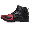 thumbnail image 1 of 1 Pair Pu Rubber Motorcycle Riding Shoes 4 Seasons Motorcycle Boots Racing Short Boots Motorcycle Equipment, 1 of 8