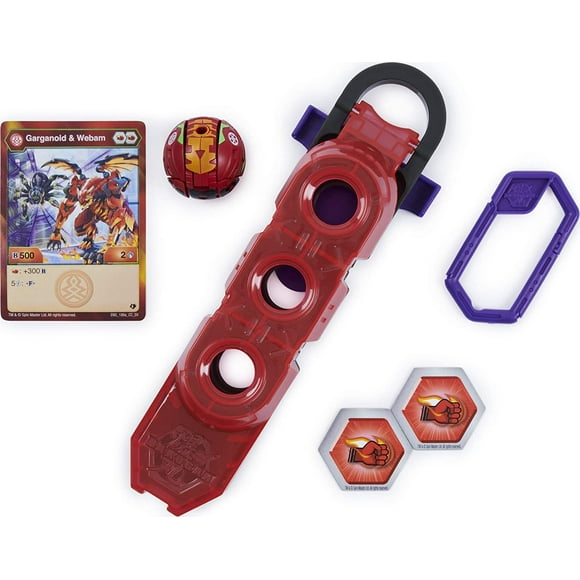 Bakugan Accesorio de Almacenamiento Baku-Clip con Garganoid