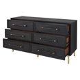 Hopper Studio Sophia Black 6 Drawer Dresser