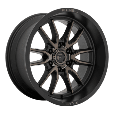 Fuel D762 Clash 24X12 6X139.7 -44Et 71.5Cb Matte Black Double Dark Tint Wheel