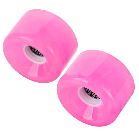 TEHAUX  2 Pcs Replacement Wheel Wheels Replacements Board Inline Pink