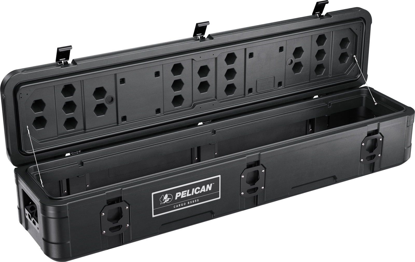 PELICAN CARGO CASE,LG SADDLE,85L,BLK