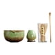thumbnail image 5 of Matcha Tea Set Matcha Bowl con Spout, Batcher Supporter, Matcha Wathisk para del té Cerámica Kit Matcha Ceremony Kit 4 piezas verdes, 5 of 9