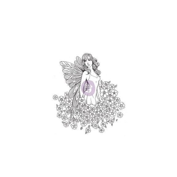 Prima Princesses Cling Stamp 5"X7"-Lauren