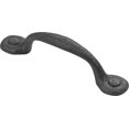 thumbnail image 4 of Hickory Hardware P3000-BI Tiroir Rustique Raffiné de 96 Mm, Fer Noir, 4 of 4
