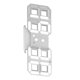 thumbnail image 4 of Reloj 3D USB con alarma electrónica digital LED y temperatura para decoración del hogar, marco blanco, caracteres blancos., 4 of 14