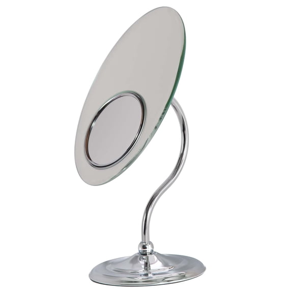 Zadro Tri-Optic Beveled Vanity Makeup Mirror w/ Magnification & Swivel