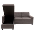 thumbnail image 4 of Pemberly Row Modern / Contemporary Left Facing 89" Reclining Sectional in Gray, 4 of 6