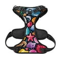 thumbnail image 5 of Picia Underwater Diving Animals No-Pull Dog Harness Reflective Front Clip Vest with Handle,Step-in Air Dog Harness,Adjustable 2 Metal Rings 4 Buckles,Easy to Put on & Take Off Large, 5 of 9