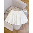 thumbnail image 2 of Women Solid‑Color Drawstring‑Waist Casual Skirt, Lightweight Spring‑Summer Daily Skirts, 2 of 10