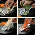 thumbnail image 4 of pdqouc Stainless Steel Peeler Creative Kitchen Home Grater Slicer Plastic Manual Grater Scraper Kitchen 𝑬𝒔𝒔𝒆𝒏𝒕𝒊𝒂𝒍s for New Home Cooking, 4 of 9