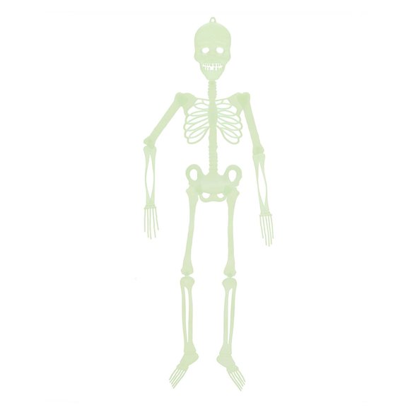 Decoración de esqueletos para fiestas de Halloween. Accesorios luminosos para exteriores. Para colgar en casa.