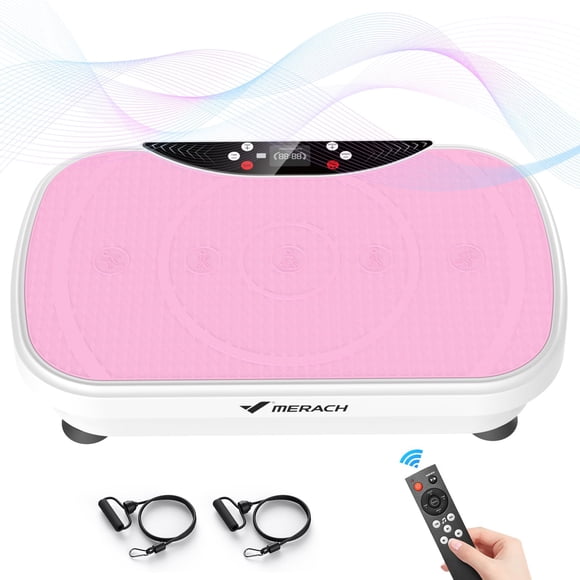 Plataforma vibratoria MERACH con Bluetooth y pantalla LED para ejercicio