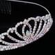 thumbnail image 3 of Corona Yuyangstore Tiara de Boda Novia Plata, 3 of 8