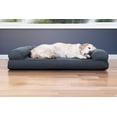 thumbnail image 3 of Furhaven Cama de gel refrescante para perros grandes con refuerzos extraíbles y funda lavable, para perros de hasta 95 libras - Sofá acolchado - Gris hierro, Jumbo/XL, 3 of 5