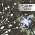 thumbnail image 6 of Alpine Corporation 58"H Indoor/Outdoor Frosty Christmas Snowflake Tree with LED Lights, 6 of 11