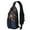 Space and Galax, variant on Space and Galaxy Starry Sling Backpack, Cute Astronaut Rocket Crossbody Bag, Nebula Moon Travel Daypack