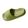 thumbnail image 2 of Viluyesy Womens Slides Slippers, EVA Anti-Slip Thick Sole Shower Bathroom Shoes Casual Indoor Outdoor Slide Sandals Green, 2 of 6
