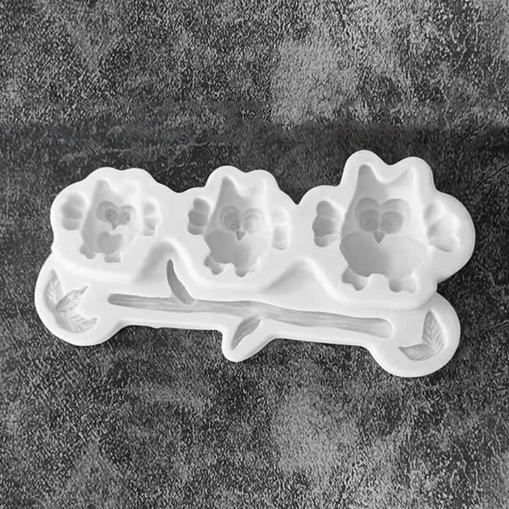 Silicone Baking Molds for Oven Cute Cartoon Casting Die HeatResistant Fondant & Gum Paste Molds