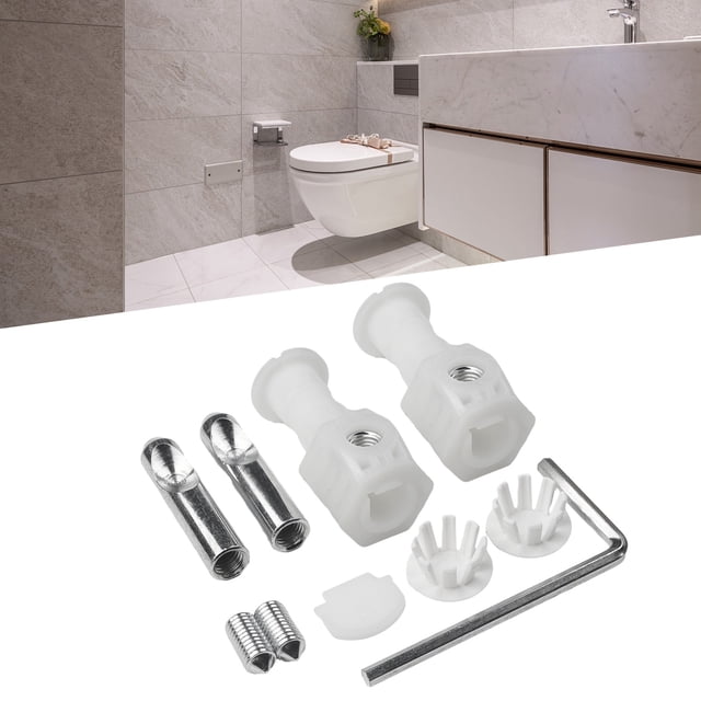 Pair of Zink Plated Fixing Bolts Kits for Wall Hung Toilet