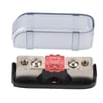 thumbnail image 1 of LYUMO Blade Fuse Fuse Adapter Stereo Audio Fuse Holder Single Way AGU Fuse Box Distribution Block For Car Boat RV Car Accessories, 1 of 8