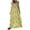 Yellow, variant on IROINNID Women's Sleeveless Sundress Fashion Summer Casual Square Collar Loose Long Dress Square Neck Full-Length Women Dress
