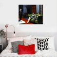 thumbnail image 4 of HENGT Edward Hopper Prints - Lobby Canvas Wall Art - Realistic Romantic Artwork - Famous Painting Reproductions - Suitable for Living Room, Kitchen Bedroom Wall Decor, 4 of 4