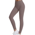 thumbnail image 2 of Anti Cellulite Leggings for Women Scrunch Butt Compression Legging Tummy Shaping Pants Lightweight Slim Fit Pants Workout Yoga Pants for Workout Running Athletic 3D Gym Leggings for Women Brown S, 2 of 5