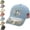 Light Blue, variant on Hummingbird Blessing Faith Garden Morning Cap,Botanical Hummingbird American Flag Printed Baseball Cap,Lightweight Adjustable Casual Outdoor Sun Hat for Men & Women