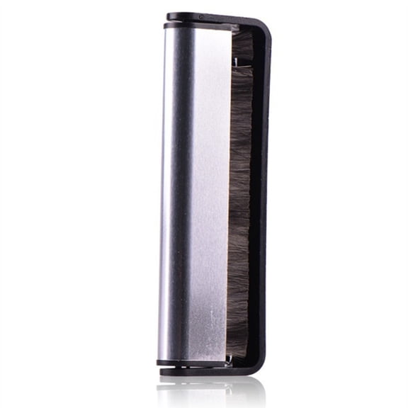 1 Set Professional Anti Static Brush with Cleaning Brush Dust Remover for LPs