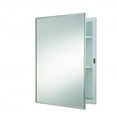 thumbnail image 1 of Jensen 401ADJ 16 x 20 Po Armoire à Pharmacie Polie Moulée Styleline de Base avec Cadre Réglable en Acier Inoxydable, 1 of 1