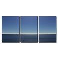 thumbnail image 2 of wall26 - 3 Piece Canvas Wall Art - Abstract Seascape - Modern Home Art Stretched and Framed Ready to Hang - 16"x24"x3 Panels, 2 of 4