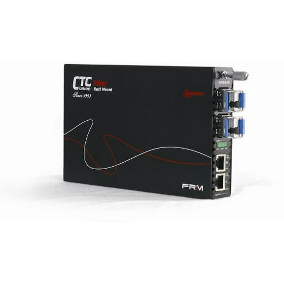 FRM220-1000EAS/X dual channel Gigabit Ethernet 10/100/1000BaseTx to SFP self managed fiber media converter w/ 802.3ah OA