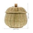 thumbnail image 2 of AURARMLET Woven Storage Basket Storage Basket Bamboo 1Pack, 2 of 7